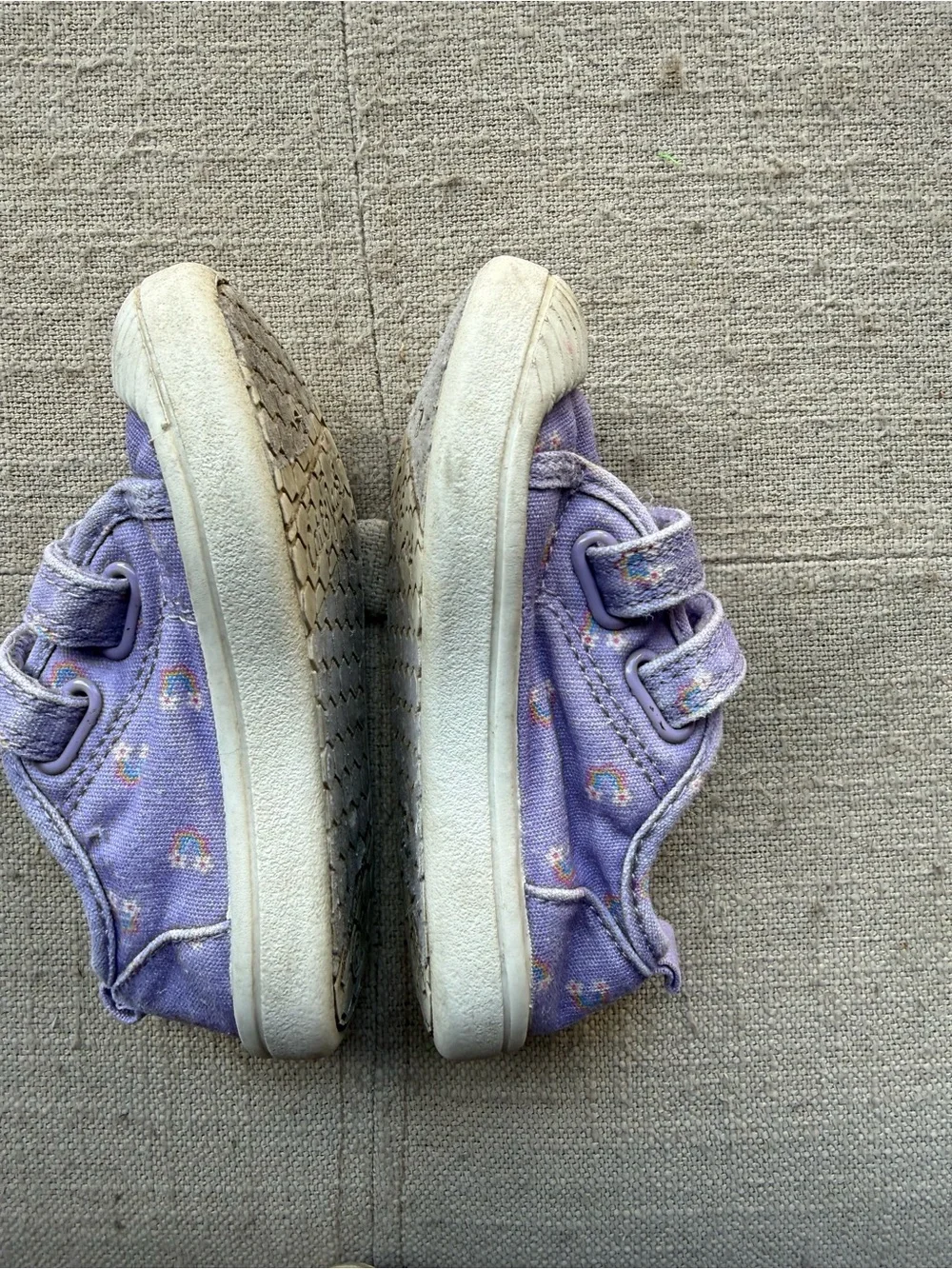 Cat & Jack Purple Toddler Velcro Canvas Sneakers